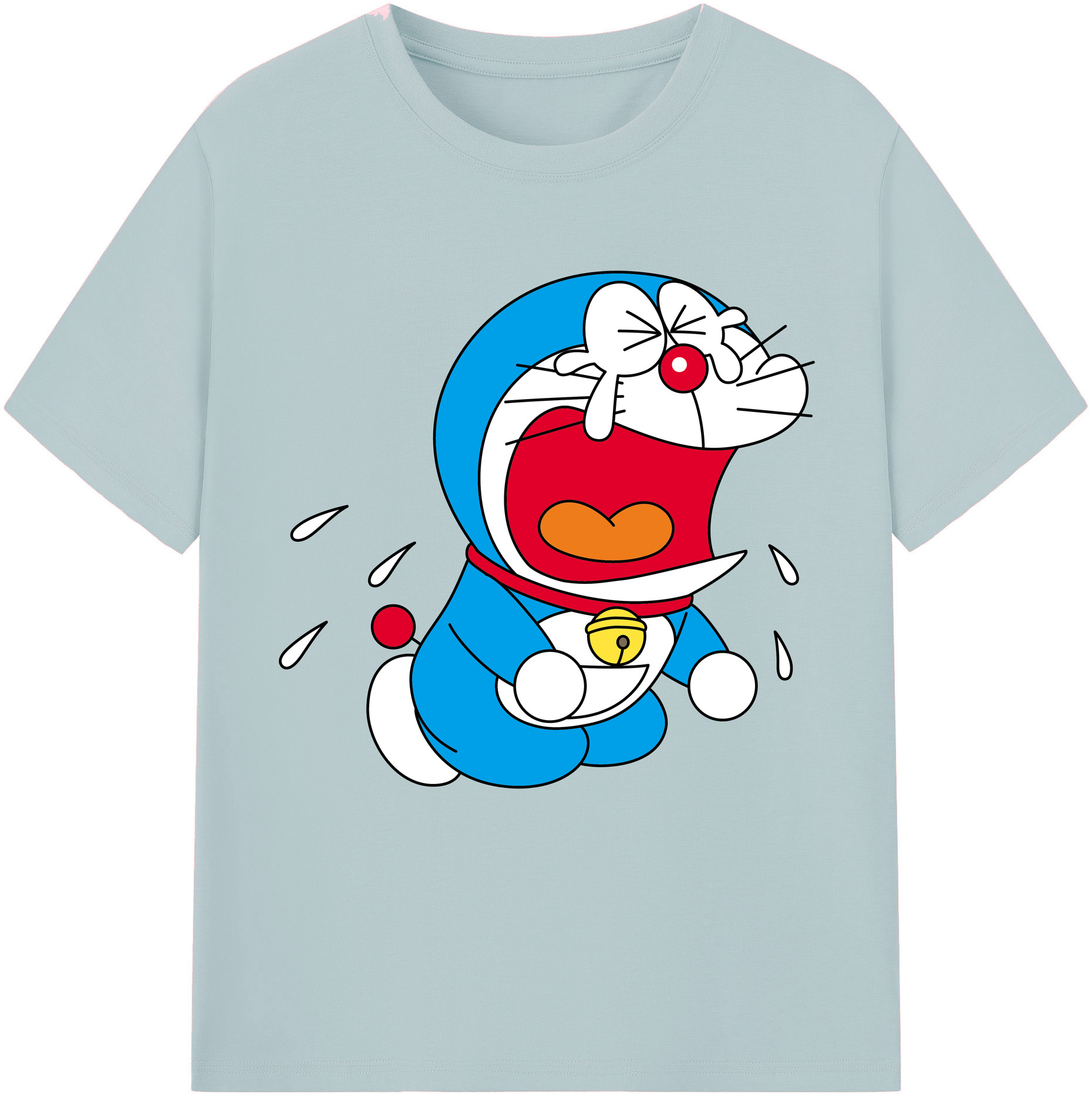 （画像用） ドラえもん Doraemon 綿100％半袖Tシャツ（フロントプリント）